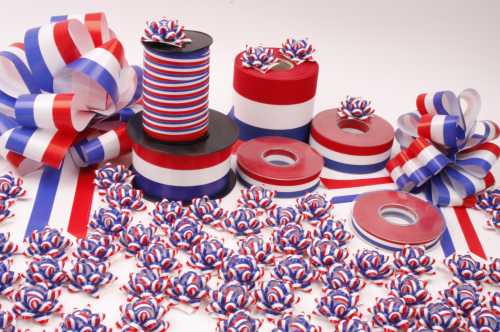 Strik Nederland Rood.Wit.Blauw Doorsnee 15cm lint 5cm 1stuks