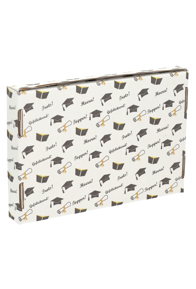 Brievenbusdoos Geslaagd A5 22x16x2.8cm 10stuks