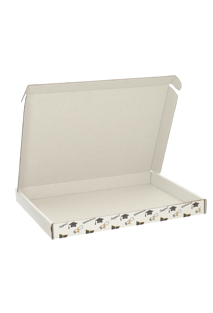 Brievenbusdoos Geslaagd A4 31x22x2.8cm 10stuks Brievenbusdoos Geslaagd A4 31x22x2.8cm 10stuks