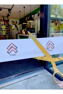 Openingslint Stof Bedrukt 25cm x 5meter Openingslint Stof Bedrukt 25cm x 5meter