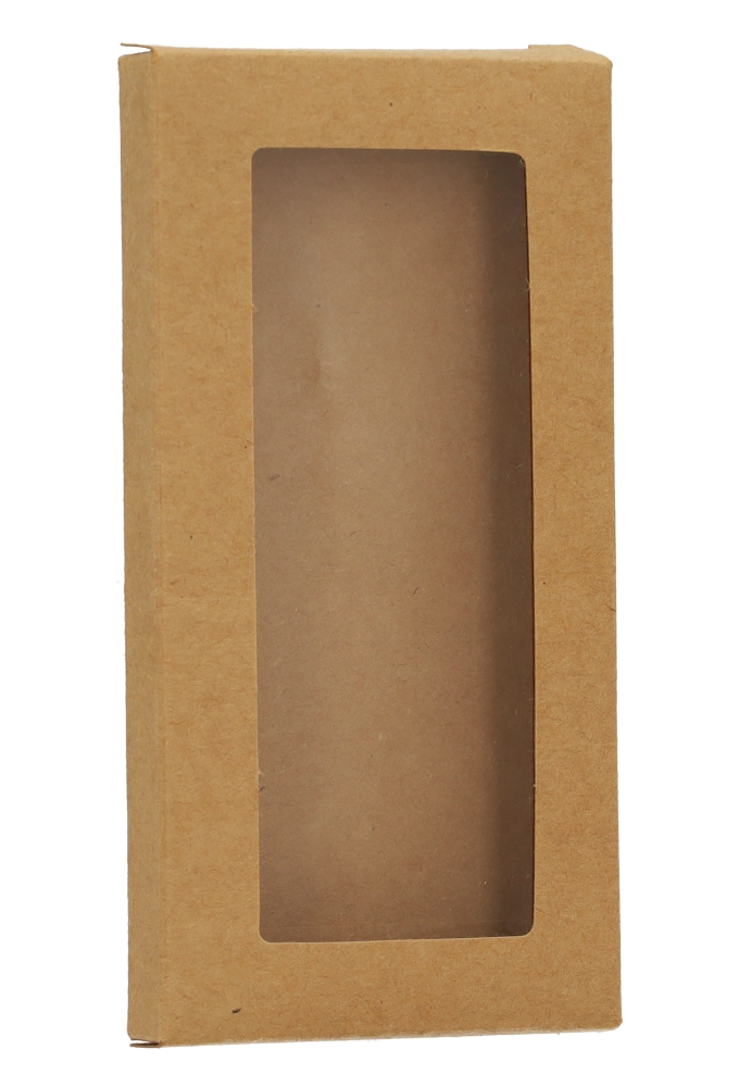 Cadeaudoosjes Jura Kraft Met Venster 13.8x7x1.4cm 25stuks Cadeaudoosjes Jura Kraft Met Venster 13.8x7x1.4cm 25stuks