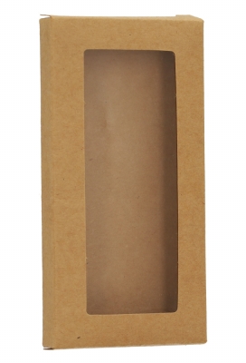 Cadeaudoosjes Jura Kraft Met Venster 13.8x7x1.4cm 25stuks Cadeaudoosjes Jura Kraft Met Venster 13.8x7x1.4cm 25stuks