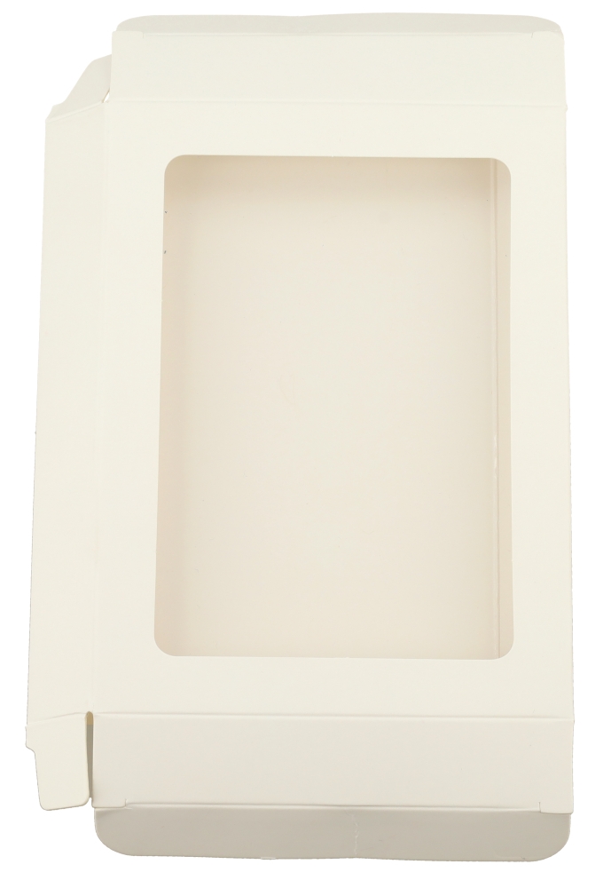 Cadeaudoosjes Jura Wit met Venster 13.8x10.2x2.1cm 25stuks