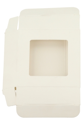 Cadeaudoosjes Jura Wit met Venster 7x6.8x2.1cm 25stuks Cadeaudoosjes Jura Wit met Venster 7x6.8x2.1cm 25stuks