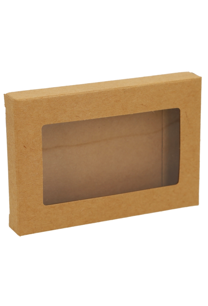 Cadeaudoosjes Jura Kraft Met Venster 10.3x7x1.4cm 25stuks