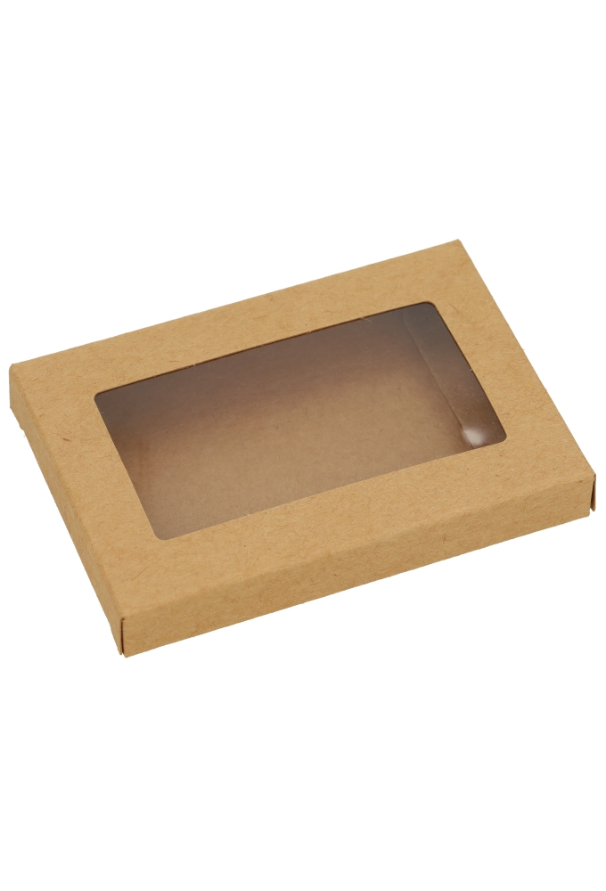 Cadeaudoosjes Jura Kraft Met Venster 10.3x7x1.4cm 25stuks