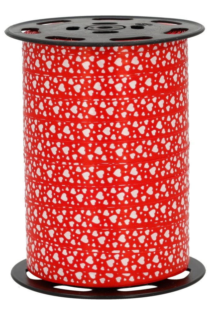 Krullint Hartjes Wit 10mm x 225 meter