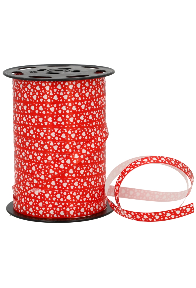 Krullint Hartjes Wit 10mm x 225 meter