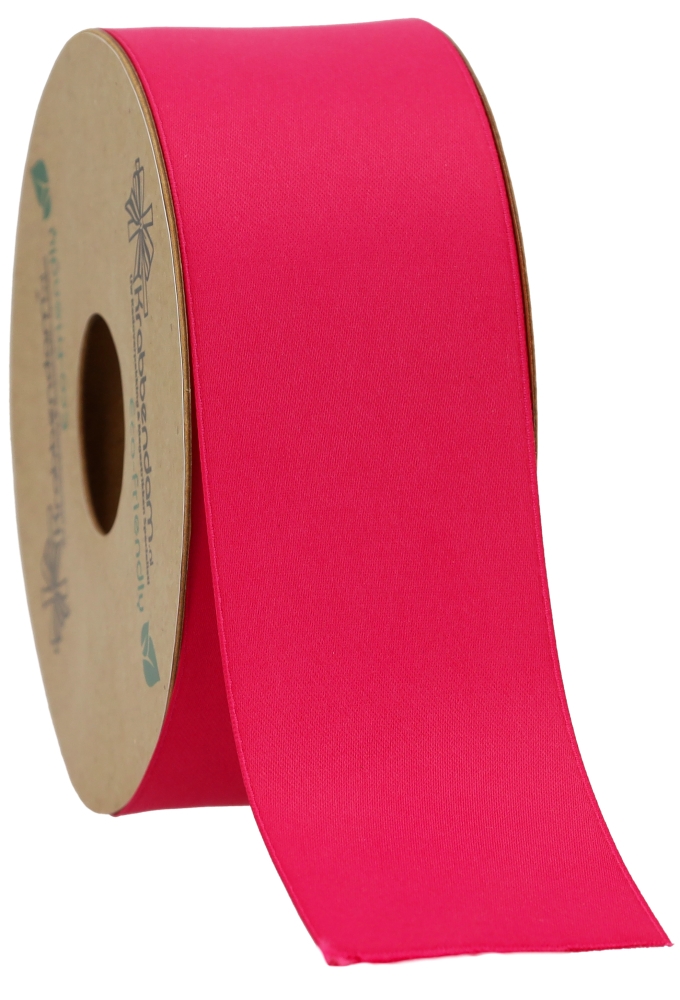 Geschenklint Satijn Dubbel Recycled Pet Fuchsia 40mm x 20 meter