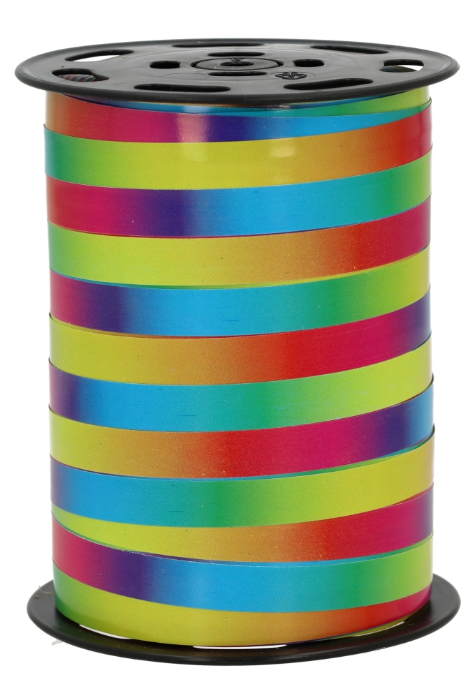 Krullint Regenboog 10mm x 200meter Krullint Regenboog 10mm x 200meter