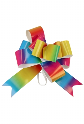 Strik Regenboog Doorsnee 15cm lint 5cm 1stuks