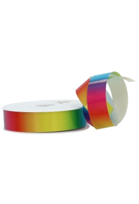 Krullint Regenboog 25mm x 50meter Krullint Regenboog 25mm x 50meter