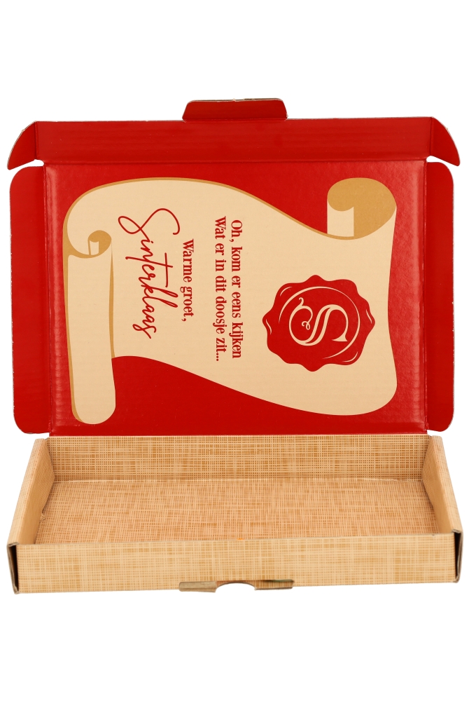 Brievenbusdoos De Postrol van de Sint 22x15.5x2.8cm 10stuks Brievenbusdoos De Postrol van de Sint 22x15.5x2.8cm 10stuks