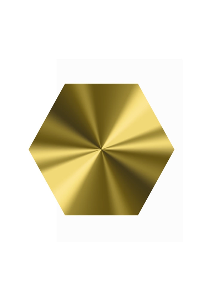 Etiketten Goud Metallic Glans Sluiting Zegel Ruit 5x4.5cm 500stuks