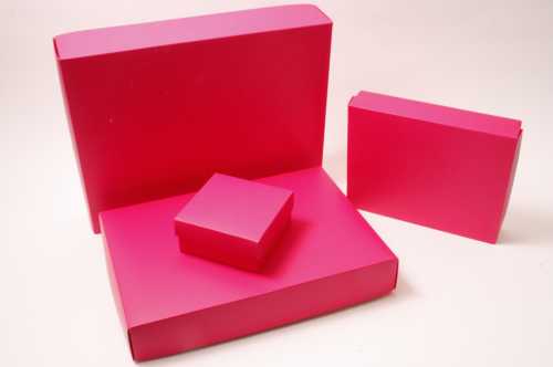 Geschenkdoos & Deksel Gaby Fuchsia Mat 12x12x5.5cm 100stuks