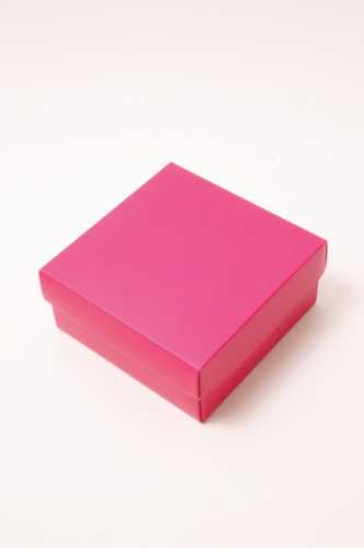 Geschenkdoos & Deksel Gaby Fuchsia Mat 12x12x5.5cm 100stuks