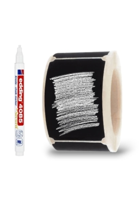 Krijt Etiketten Zwart Rechthoekig 6.5x4cm 250stuks Krijt Etiketten Zwart Rechthoekig 6.5x4cm 250stuks