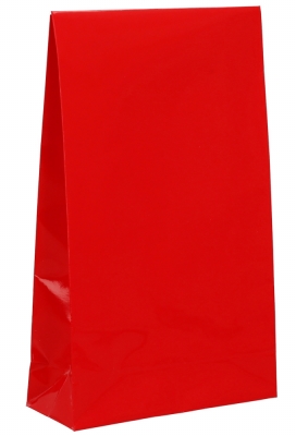 Luxe Kadozakjes Mila Glans Rood & Plakstrip.14x5.5x23cm 50stuks Luxe Kadozakjes Mila Glans Rood & Plakstrip.14x5.5x23cm 50stuks