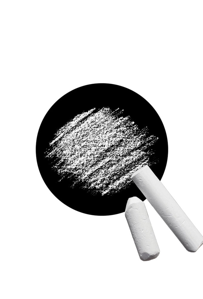 Krijt Etiketten Krijt Zwart Rond 3.5mm 1000stuks