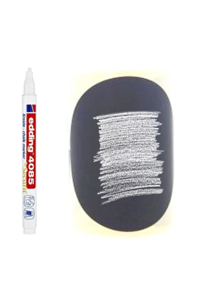 Krijt Etiketten Krijt Zwart Rond 9.7cm 250stuks