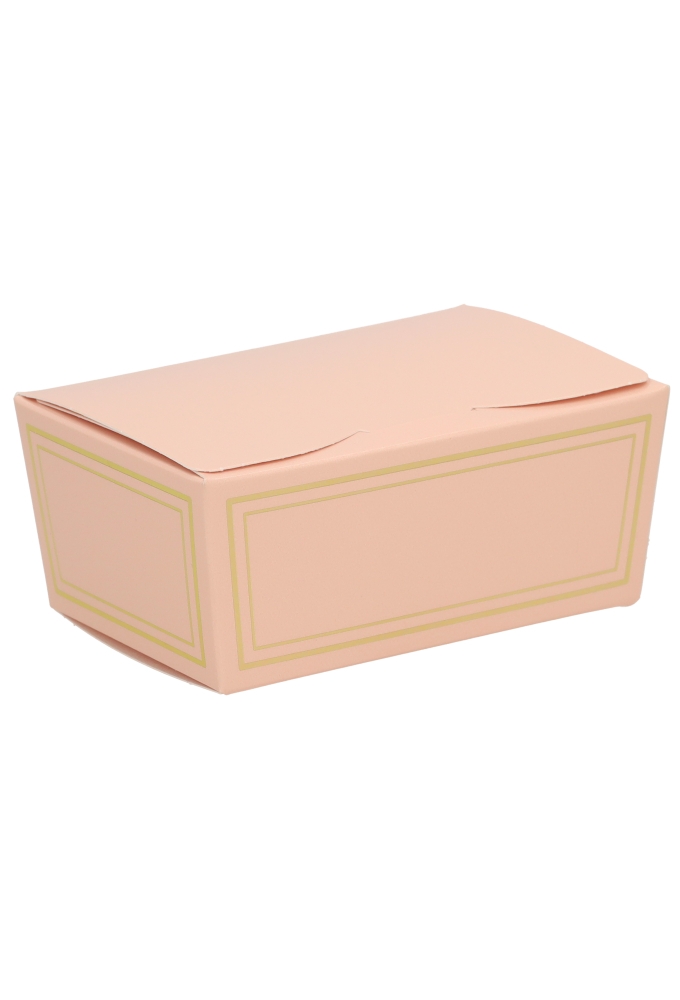 Bonbondoosjes Bellezza Zacht Roze & Folie Goud 250gr 11.5x7.5x5cm 10st
