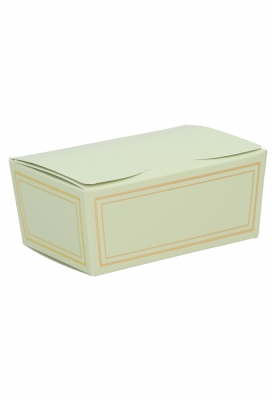 Bonbondoosjes Bellezza Pastel Groen Folie Goud 250gr 11.5x7.5x5cm 10st