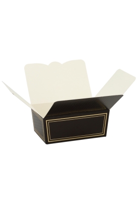 Bonbondoosjes Bellezza Chocolade & Folie Goud 500gr 12.5x8x5.5cm 10st Bonbondoosjes Bellezza Chocolade & Folie Goud 500gr 12.5x8x5.5cm 10st