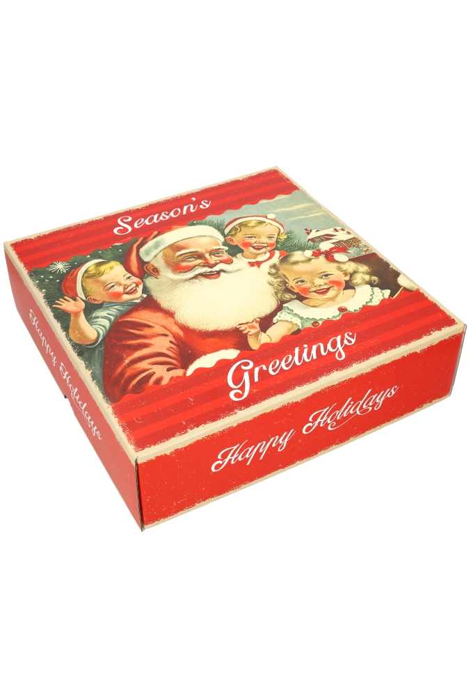 Geschenkdozen Christmas Met Losse Deksel 37x37x10.5cm 15st