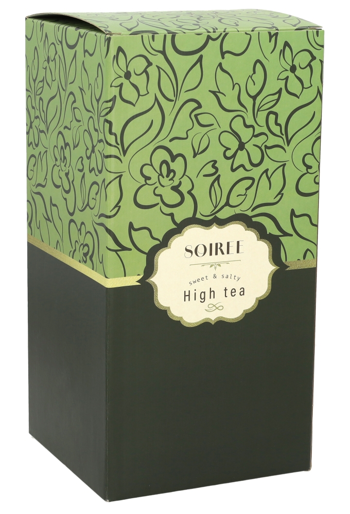 Geschenkdozen Soiree High Thea 18x18x36cm 25stuks