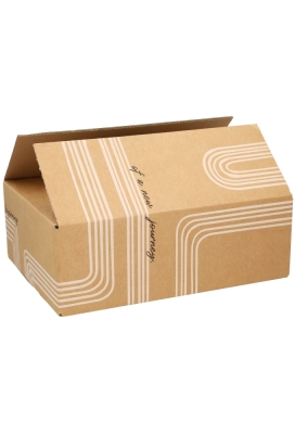 Geschenkdozen On Our Way Kraft 39x29x10cm 15stuks Geschenkdozen On Our Way Kraft 39x29x10cm 15stuks