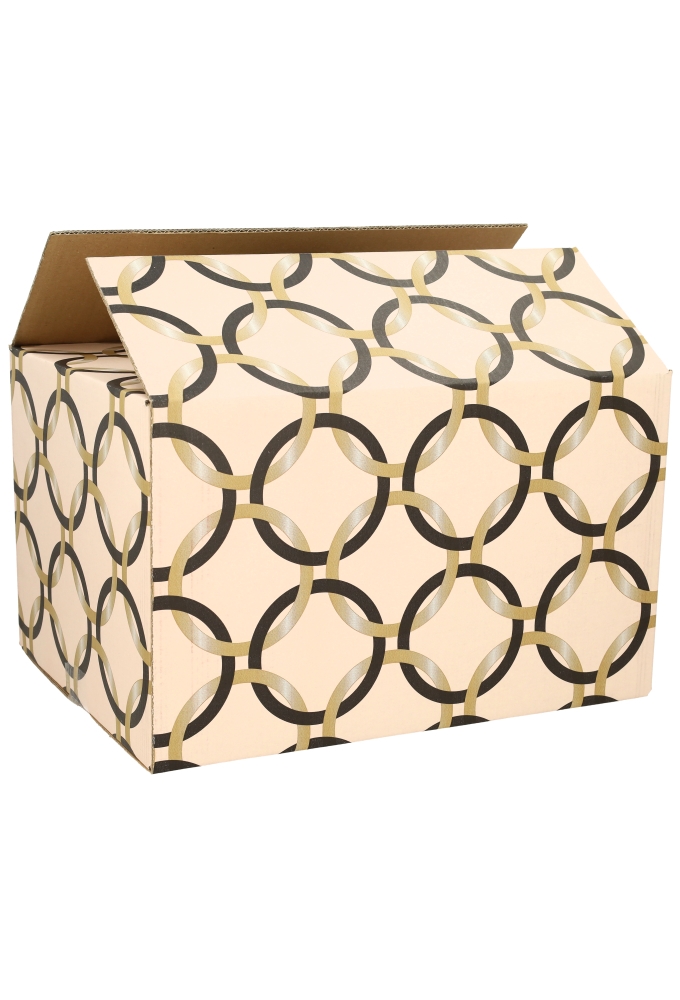Geschenkdozen Style Deluxe Creme 49x39x15cm 15stuks