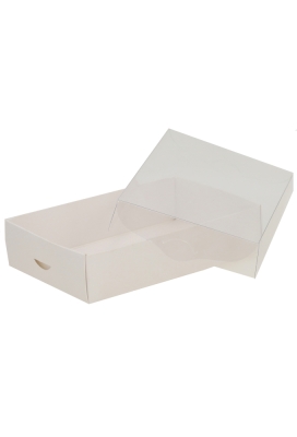 Geschenkdoosjes & Klep Venster Wit Grivola 15x10x3.5cm 10stuks