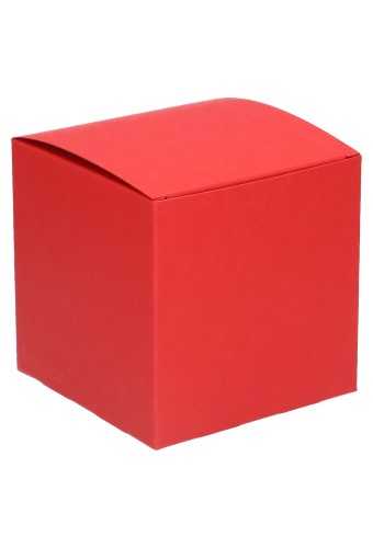 Kadodoosjes KrabBOX Gerecycled Rood 8x8x8cm 25stuks