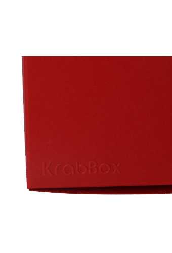 Kadodoosjes KrabBOX Gerecycled Rood 8x8x8cm 25stuks