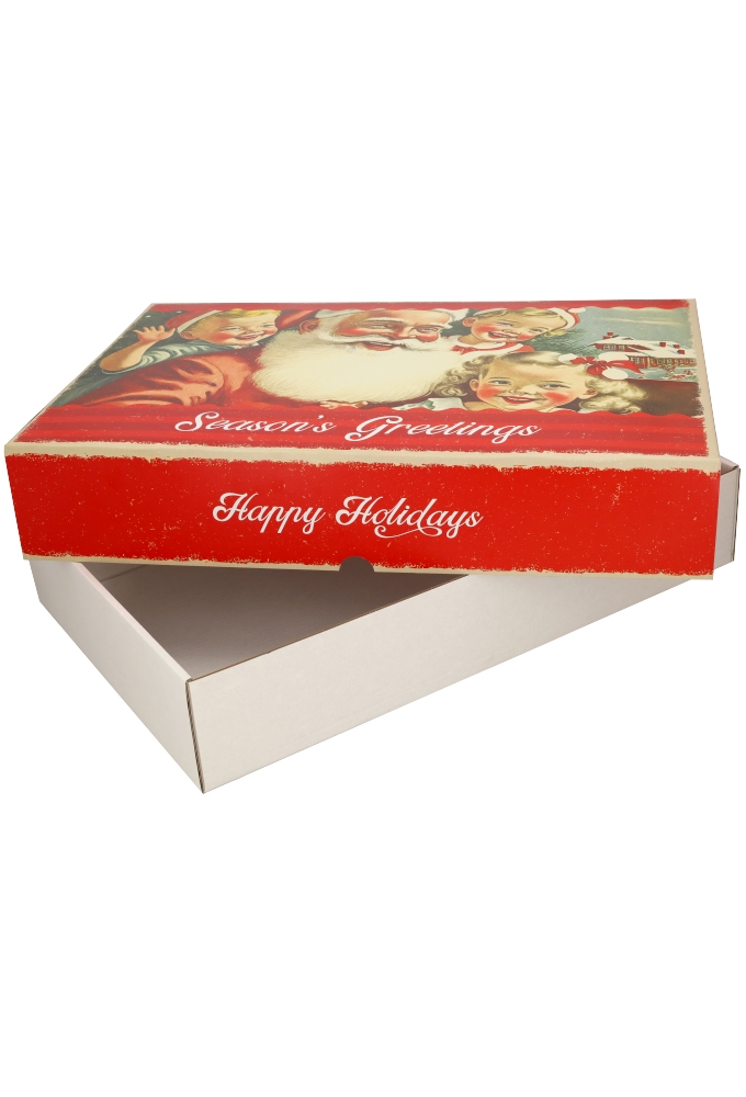 Geschenkdozen Christmas Met Losse Deksel 57x37x10.5cm 15st