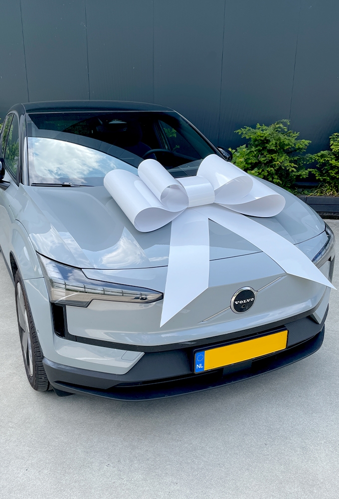 Megastrik Autostrik Toronto Wit 86x103cm