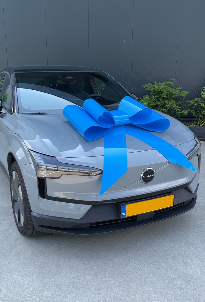 Megastrik Autostrik Toronto Blauw 86x103cm