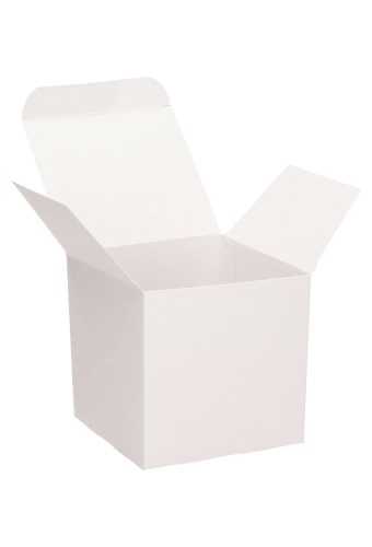 Kadodoosjes KrabBOX Gerecycled Wit 8x8x8cm 25stuks