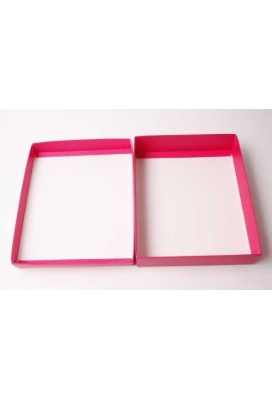 Geschenkdoos & Deksel Gaby Fuchsia Mat 37x26x6cm 50stuks