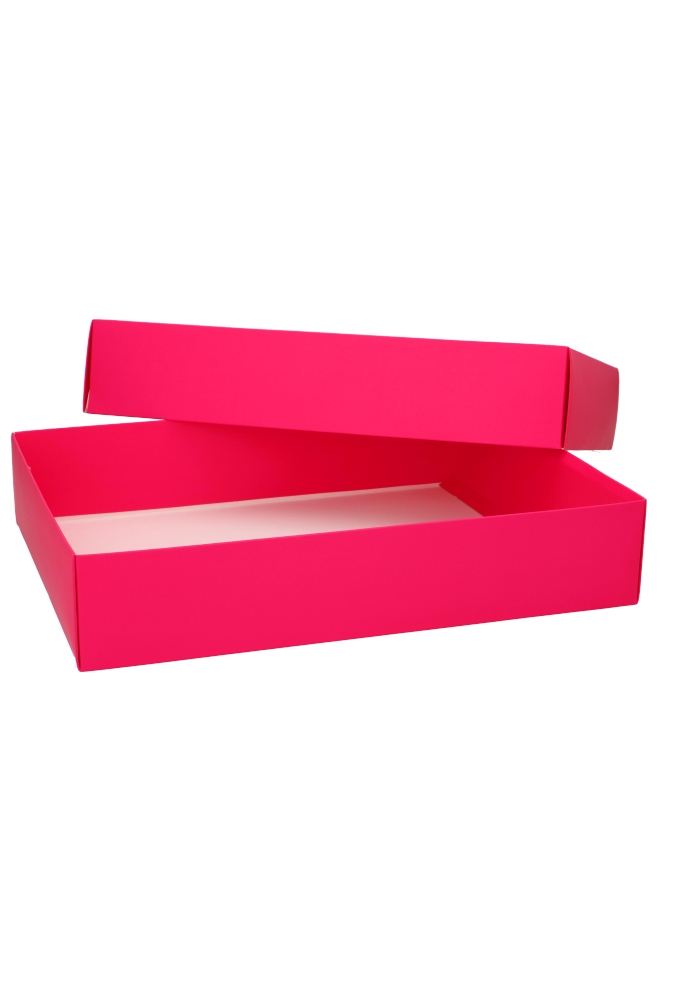 Geschenkdoos & Deksel Gaby Fuchsia Mat 37x26x6cm 50stuks