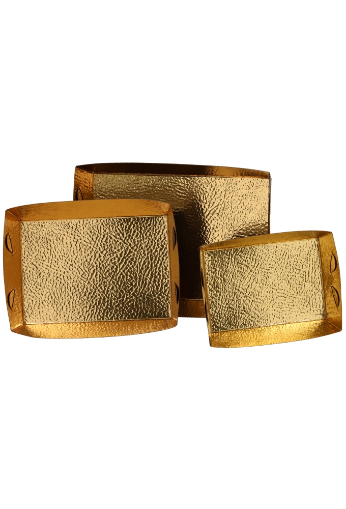 Koekschaal Doosjes Wolfsberg Chocolade Goud 13x9x3.5cm 10stuks