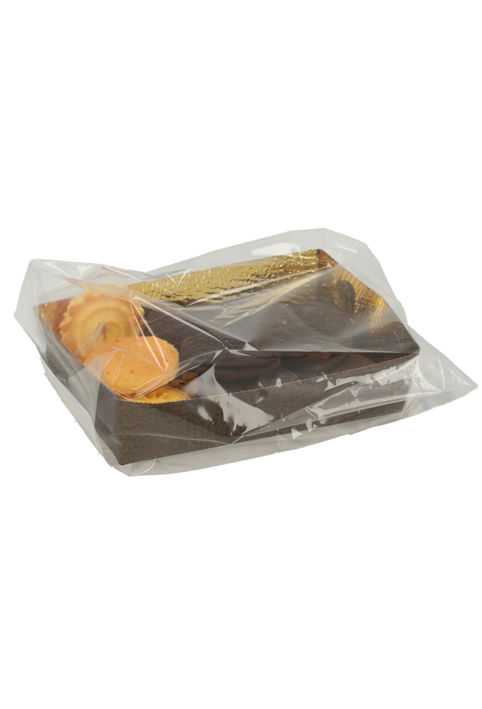 Koekschaal Doosjes Wolfsberg Chocolade Goud 13x9x3.5cm 10stuks