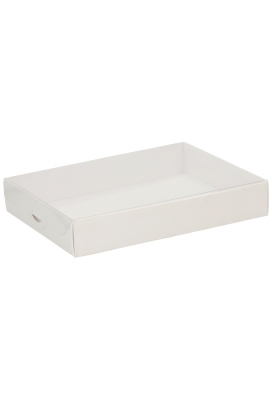 Geschenkdoosjes & Klep Venster Wit Grivola 20x15x3.5cm 10stuks