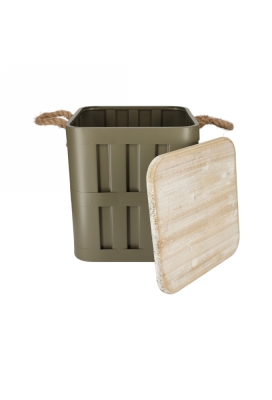 Jens Living Opbergbox Daan Groen 30x30x34.5cm 1stuks Jens Living Opbergbox Daan Groen 30x30x34.5cm 1stuks