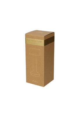 Jens Living Led Touch Lamp Goud 8.8x8.8x21.8cm 1stuks Jens Living Led Touch Lamp Goud 8.8x8.8x21.8cm 1stuks