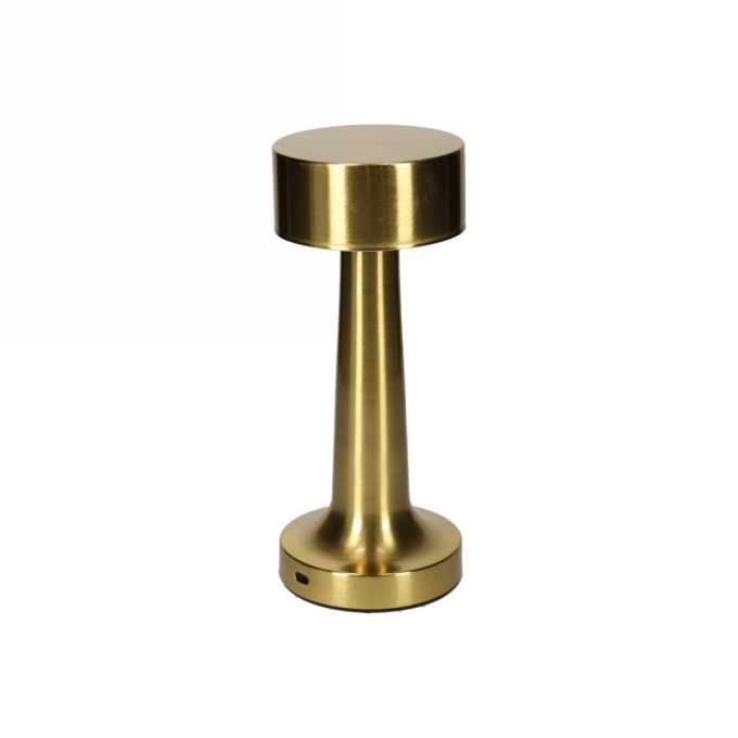 Jens Living Led Touch Lamp Goud 8.8x8.8x21.8cm 1stuks Jens Living Led Touch Lamp Goud 8.8x8.8x21.8cm 1stuks