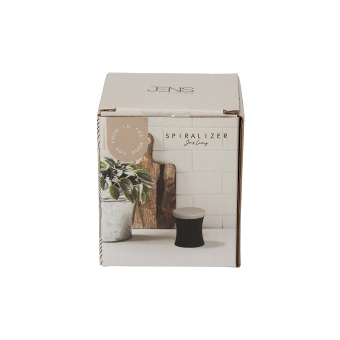 Jens Living Spiraalsnijder 8.5x8.5x9.5cm 1stuks Jens Living Spiraalsnijder 8.5x8.5x9.5cm 1stuks