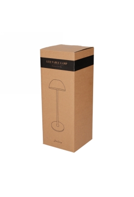 Jens Living Led Tafellamp Zwart 11x11x28.5cm 1stuks Jens Living Led Tafellamp Zwart 11x11x28.5cm 1stuks