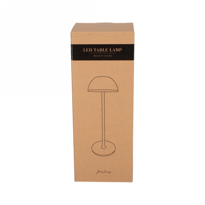 Jens Living Led Tafellamp Zwart 11x11x28.5cm 1stuks Jens Living Led Tafellamp Zwart 11x11x28.5cm 1stuks