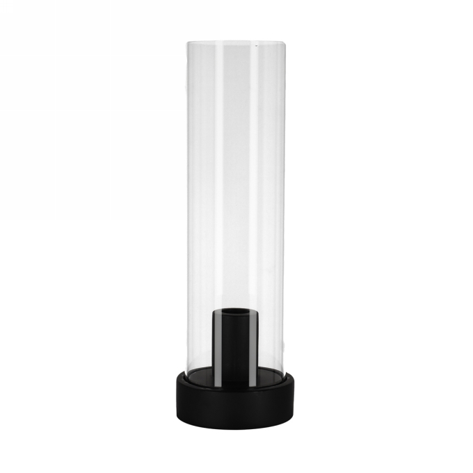 Jens Living Kandelaar Tess Zwart 9x9x28.5cm 1stuks Jens Living Kandelaar Tess Zwart 9x9x28.5cm 1stuks